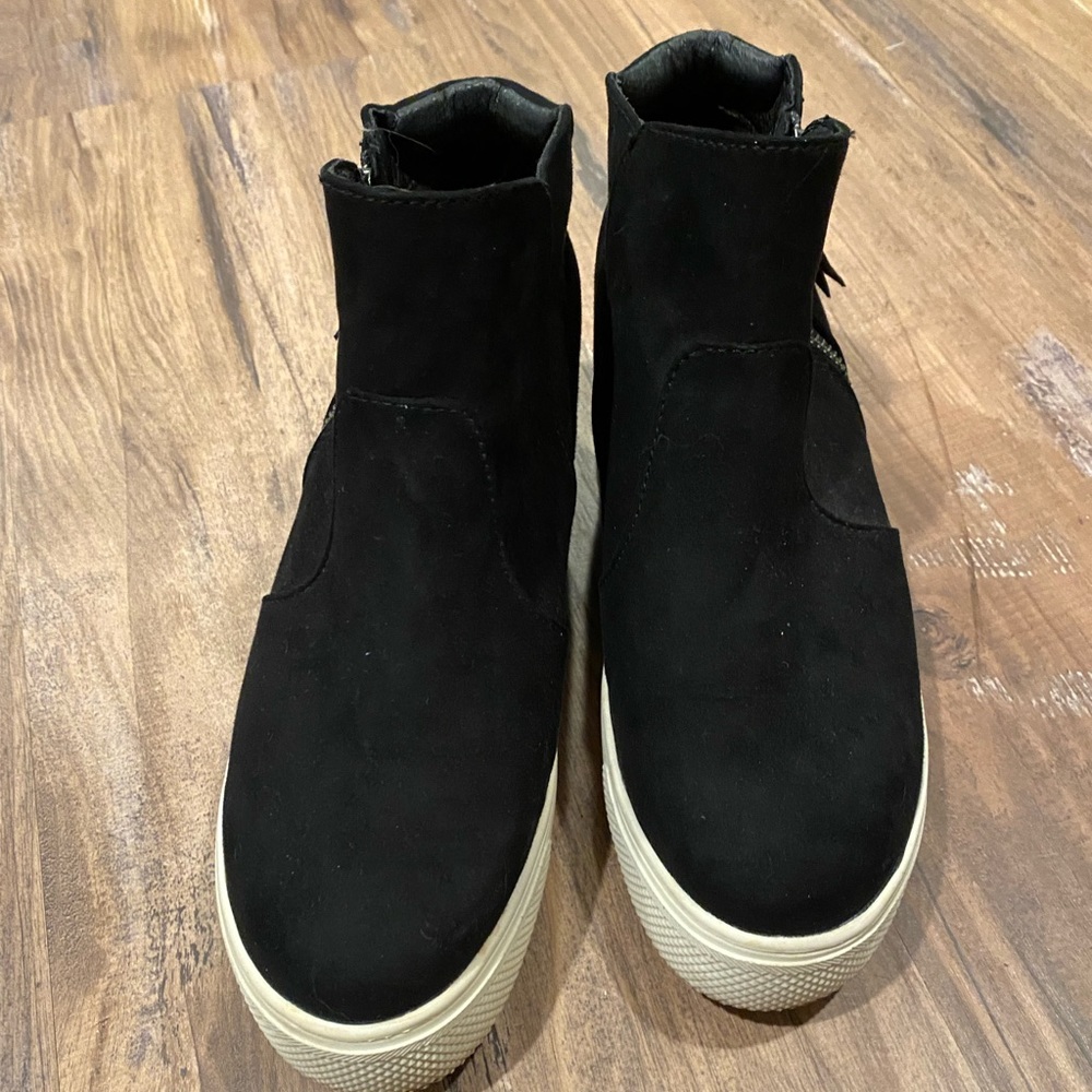 Black size  7.5 shoes. Target Brand. Taken care of nicely.